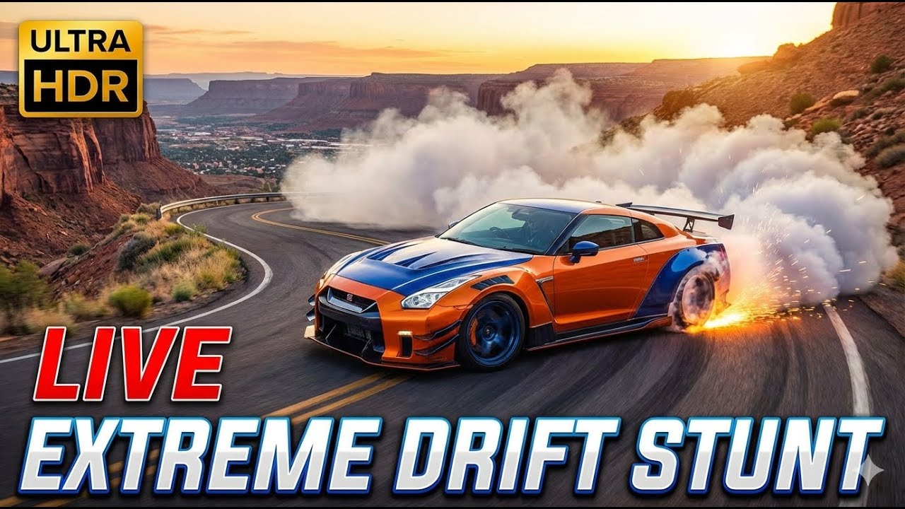 LIVE Extreme Car Drift & Racing | Real Driving Action