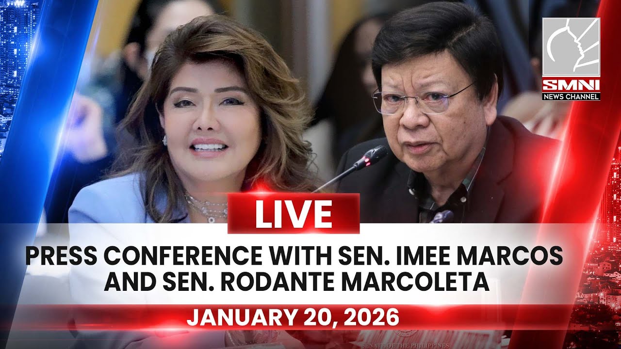 LIVE | Press conference with Sen. Imee Marcos and Sen. Rodante Marcoleta