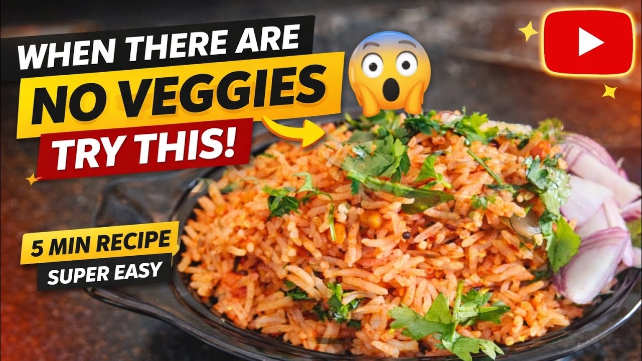 |No veggies??🚨Try This| Five minutes|Five ingredients|