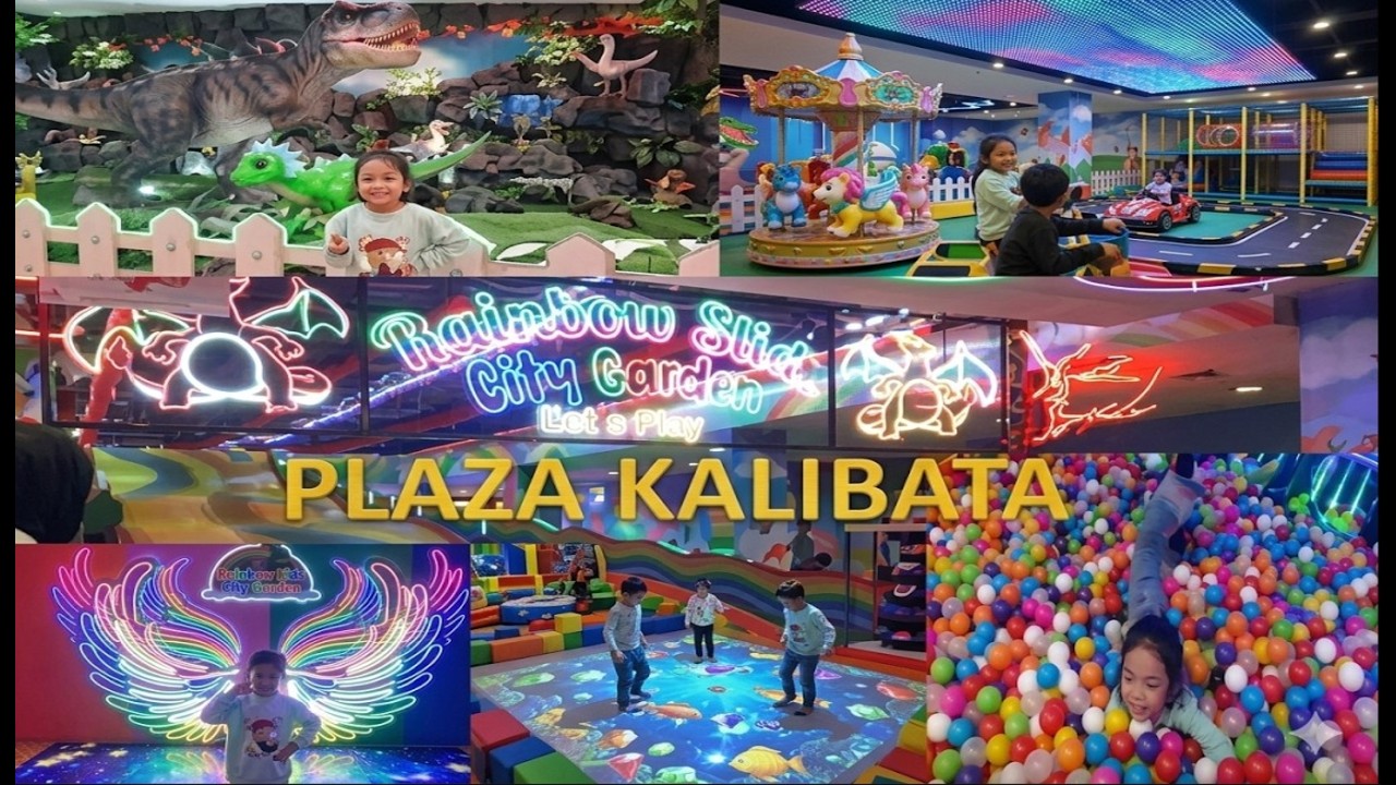 City Garden Eat and  Play terbesar di Plaza Kalibata  sampai 2 Lantai  Permainanannya banyak banget