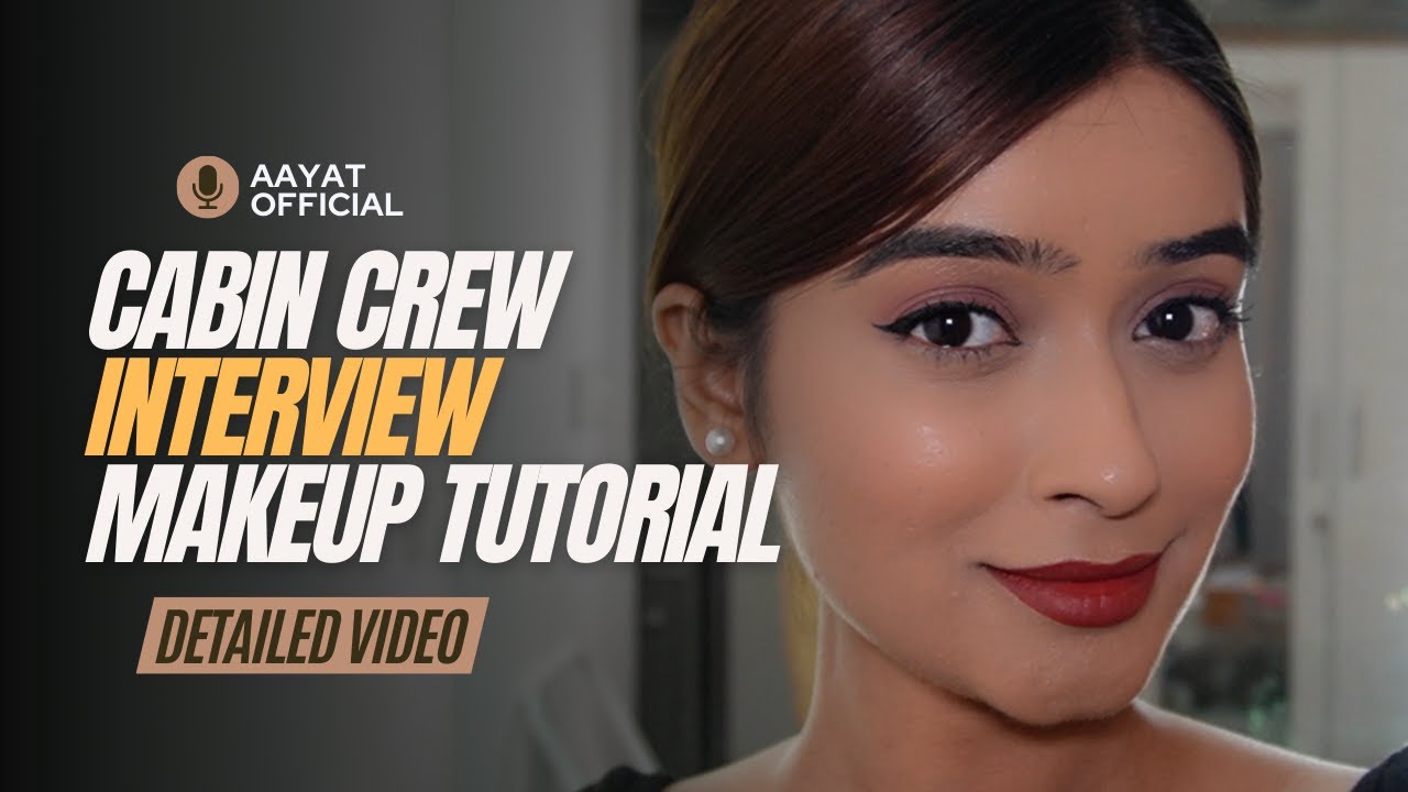 How to Do Cabin Crew Interview Makeup | Indigo Hiring 2025 | Must-Know Tips for Beginners