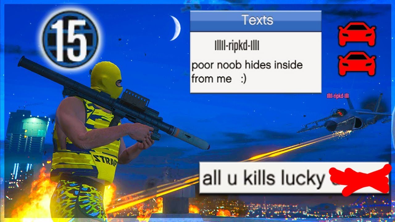 Cargo Griefer Thought My Level 15 Account Was An Easy Target on GTA Online