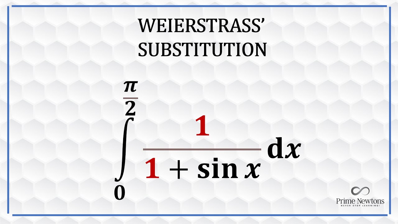 Weierstrass' Substitution for Definite Integrals