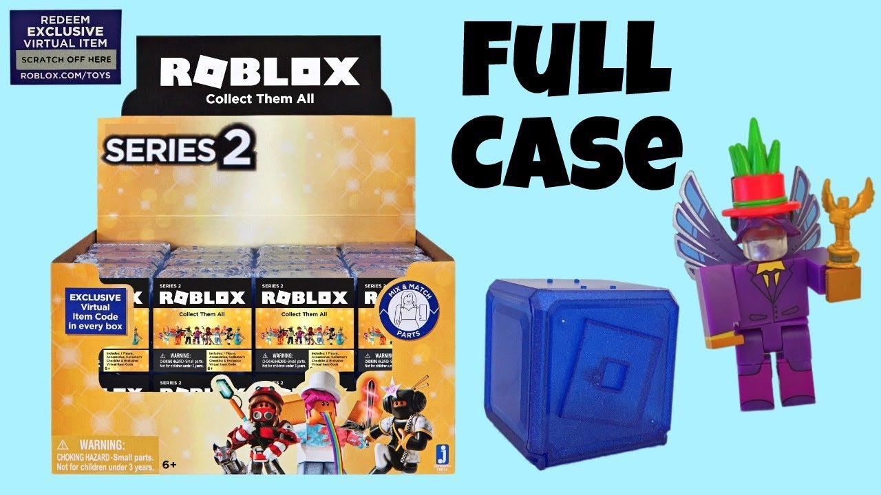 Распаковка всех боксов Roblox Celebrity Series 2: синие фигурки, полная коллекция, бонусные коды