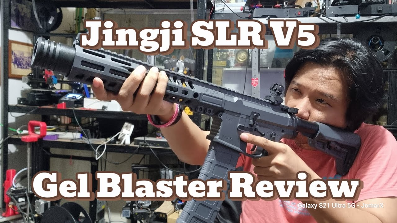 Обзор игрушек Jingji SLR V5 Gel Blasters