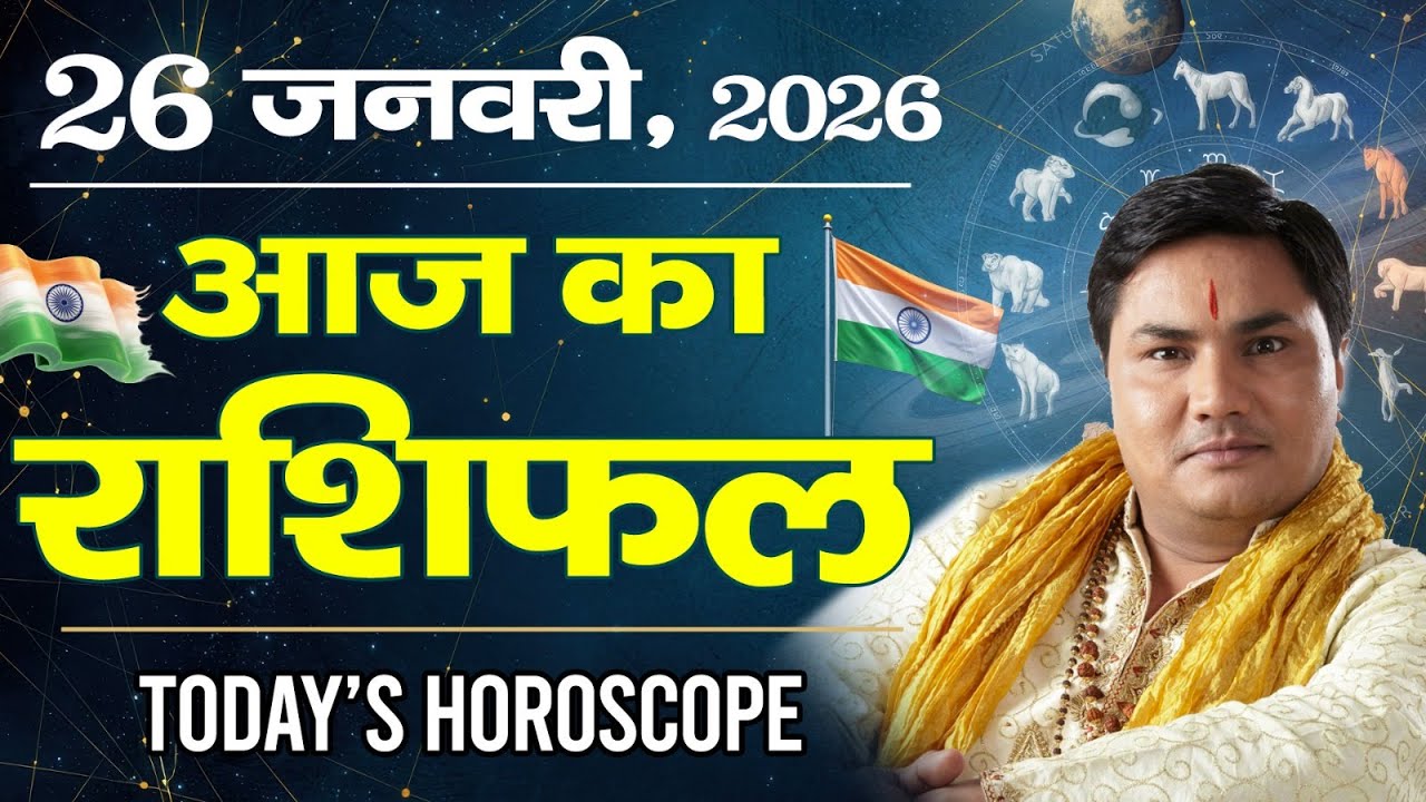 26 January AAJ KA RASHIFAL | आज का राशिफल | Today Horoscope 2026 | मेष से मीन उपाय | Suresh Shrimali