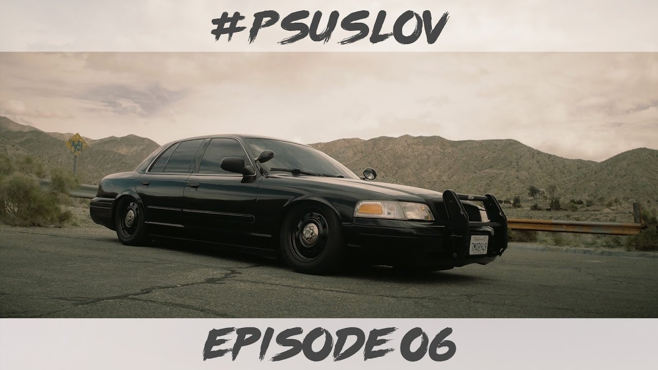#PSUSLOV ep06: Пневма на Ford Crown Victoria! Burnout на полицейской тачке. Новый салон