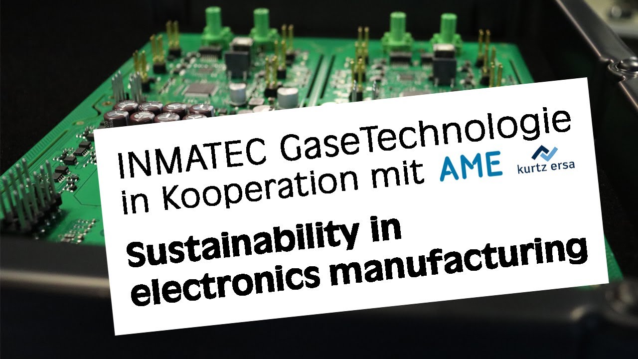 Sustainability in electronics manufacturing