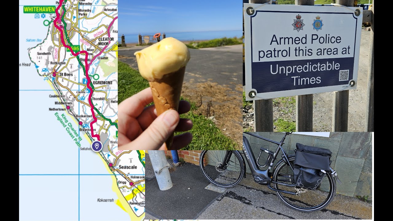 Riding Hadrian's Cycleway from Whitehaven to Ravenglass