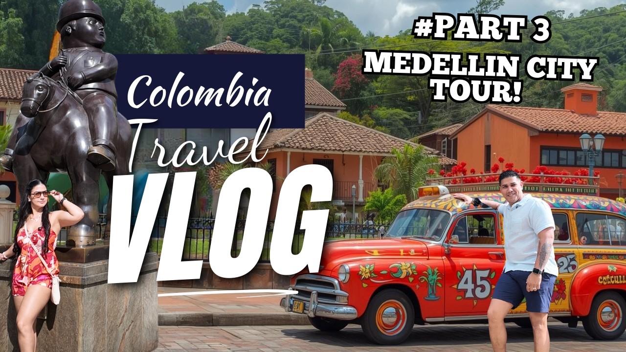 COLOMBIA VLOG 3 I ¡Nos fuimos de City Tour por Medellín! 🇨🇴