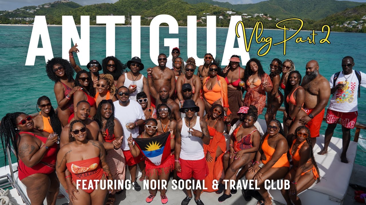 Antigua Vlog Part 2 | group trip, room tour, beach proposal, boat party, carnival & more 🇦🇬