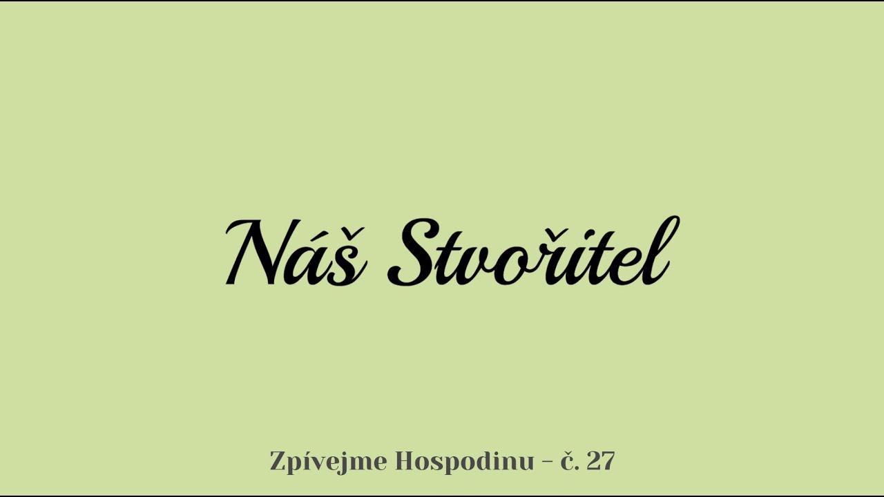 Náš Stvořitel