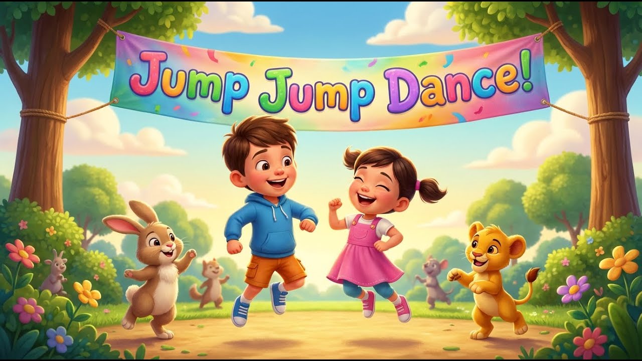 🚀 Jump Jump Dance! Most Energetic Kids Song (Dance & Play!)