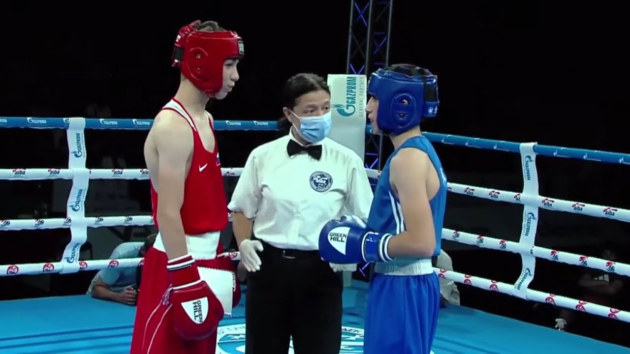 Finals (48kg) SUGAIPOV MALIK (RUS) vs AKHMEDOVI ORUJ (GEO) | EUBC Junior Tbilisi 2021
