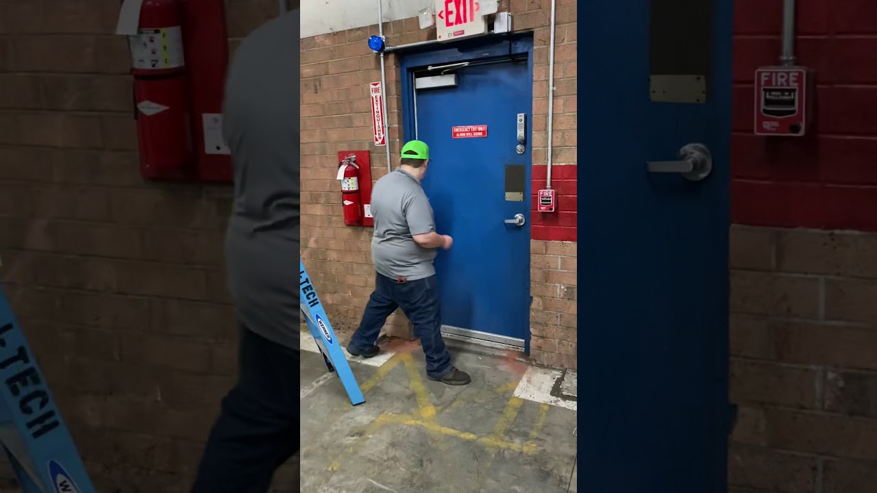 Access Control - Local Door Alarm with Key Switch Override