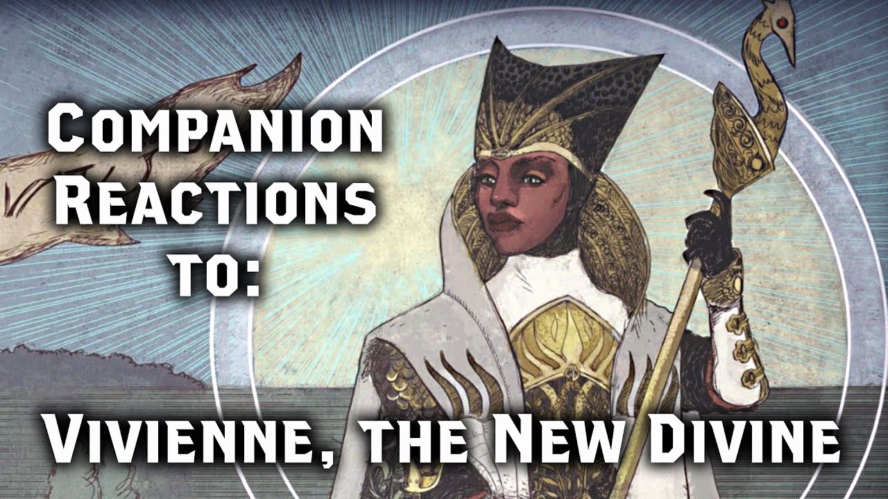 Dragon Age INQUISITION ► Vivienne is the New Divine - Companion Reactions