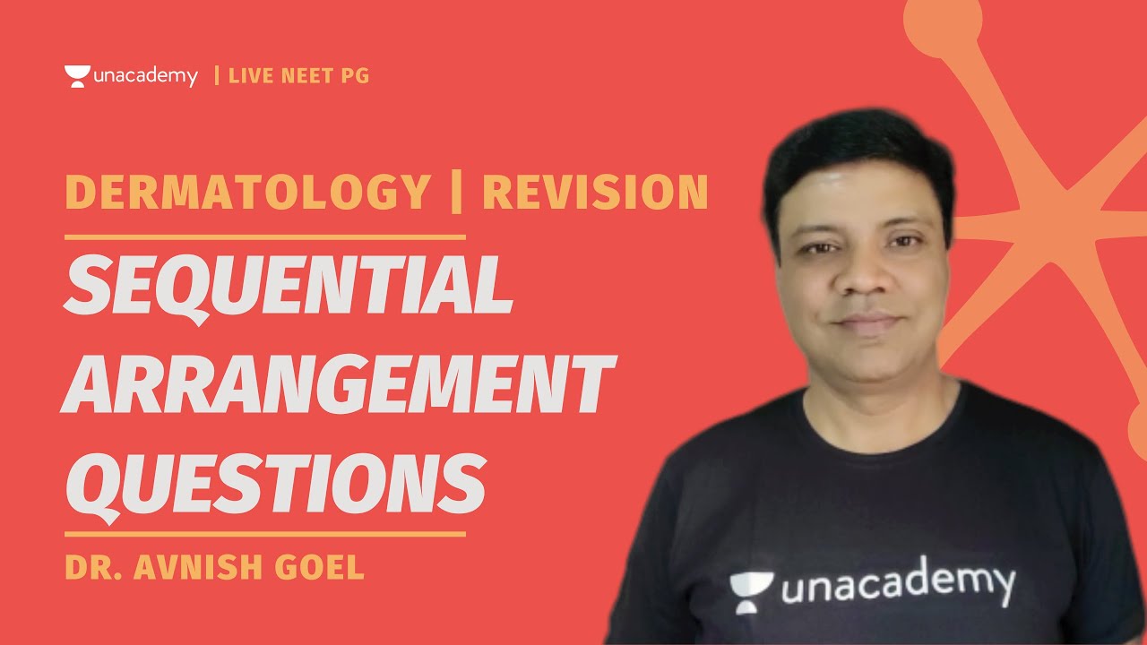 MCQs with sequential arrangements in Dermatology | Dr. Avnish Goel