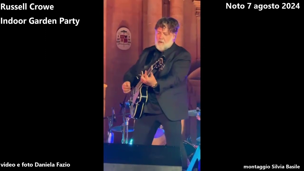 Russell Crowe & The Gentlemen Barbers - IGP - Noto 7 agosto 2024