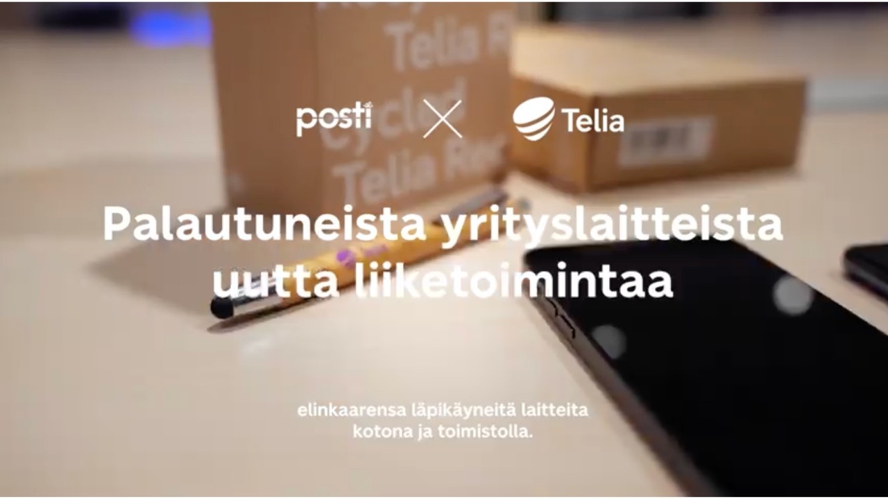 Posti x Telia: Palautuneista yrityslaitteista uutta liiketoimintaa