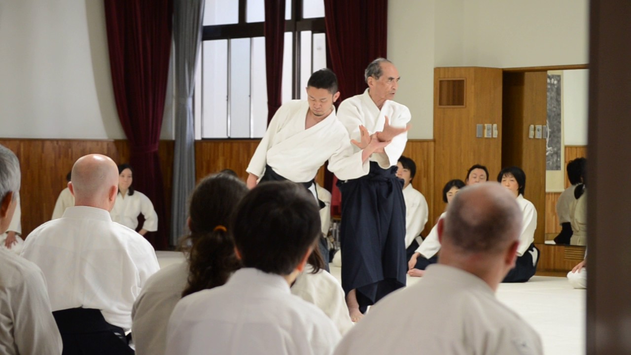 Tada Hiroshi Senseï (Aikikai-Honbu Shihan, 9ème dan), 86ans !