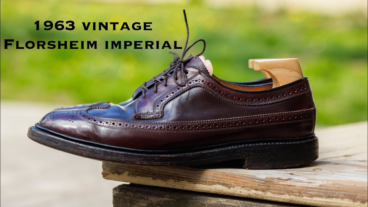 Американская классика: туфли Florsheim Imperial Wingtip 1963 года