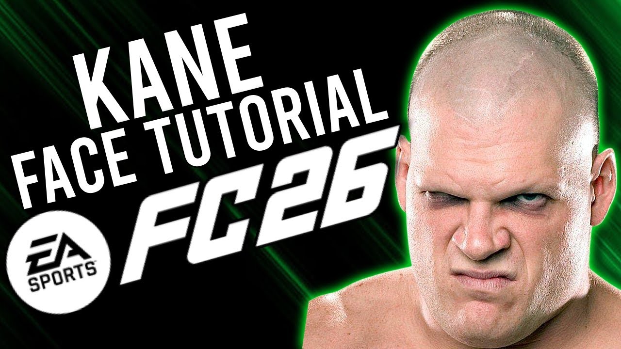 EA FC 26 | KANE | Pro Clubs & Career Mode Face Creation