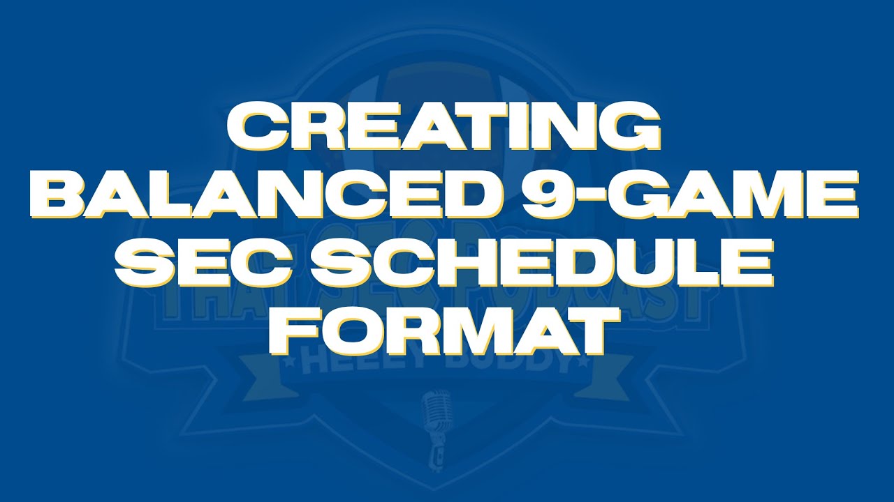3 Permanent Opponents To Make 9-Game SEC Schedule Work