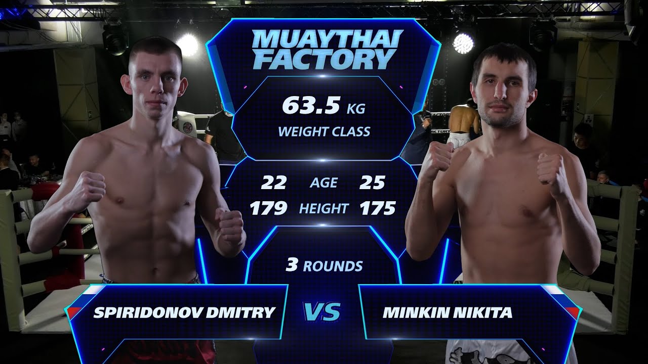 Muaythai Factory Кемерово 30.10.21 Спиридонов Дмитрий - Минькин Никита