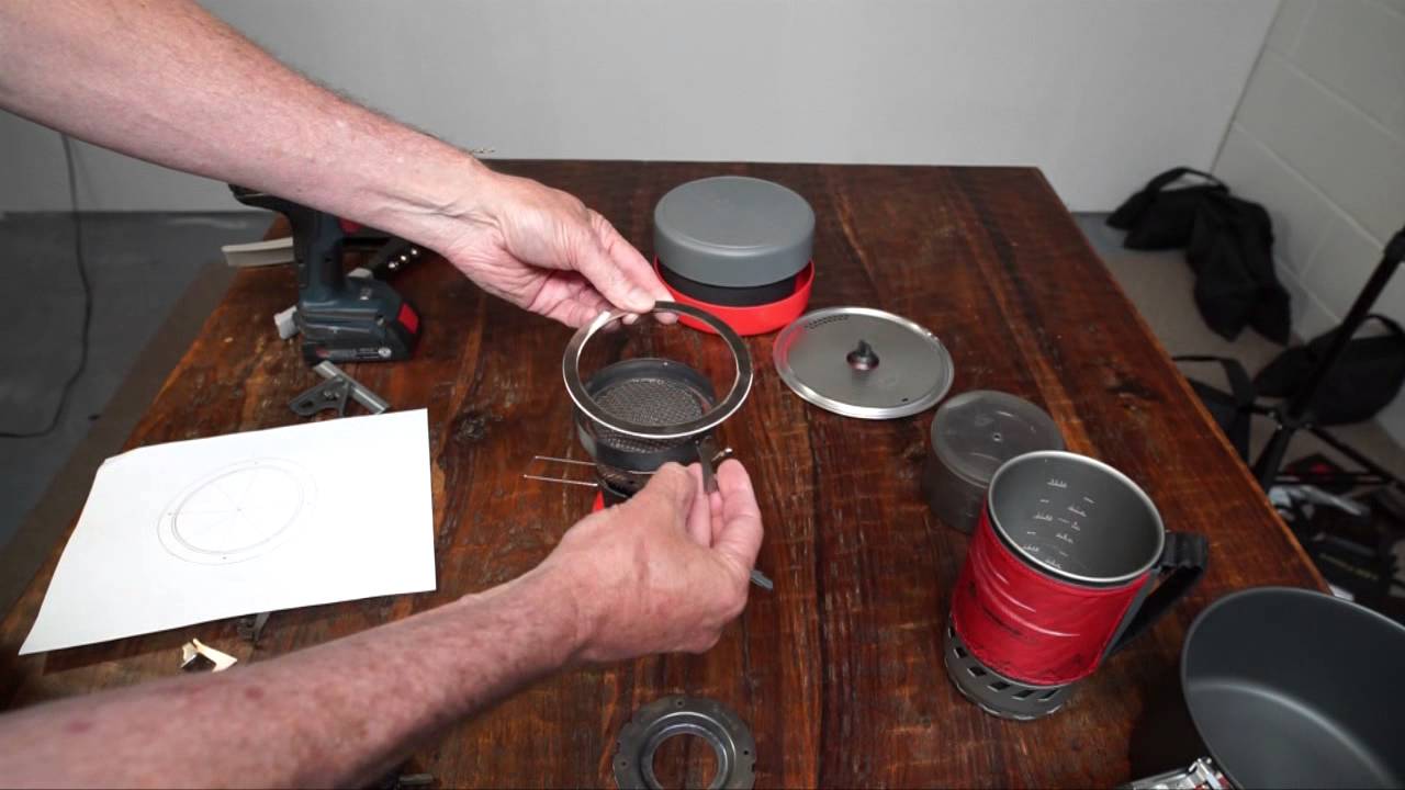 MSR Windburner System with custom pot support