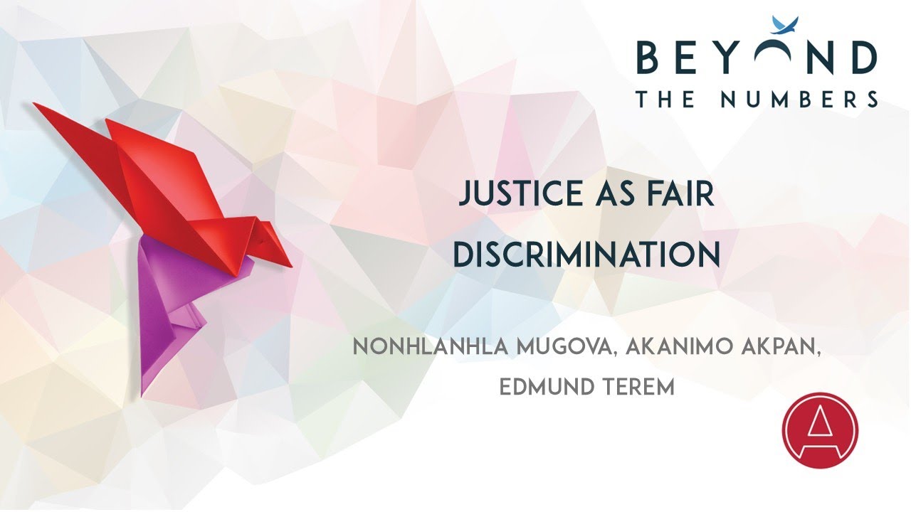 Ballroom 2  14h55   Justice As Fair Discrimination