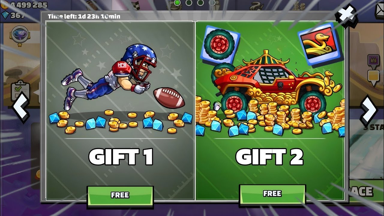 😍 TODAY I GOT 2X GIFT IN HILL CLIMB RACING 2 . #hcr2 #hillclimbracing2 