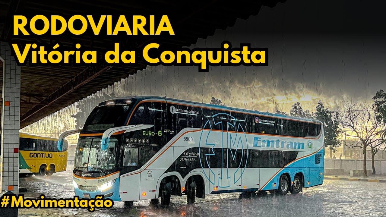 Rodoviária De Vitória da Conquista com muita CHUVA PARTE { 02 } 