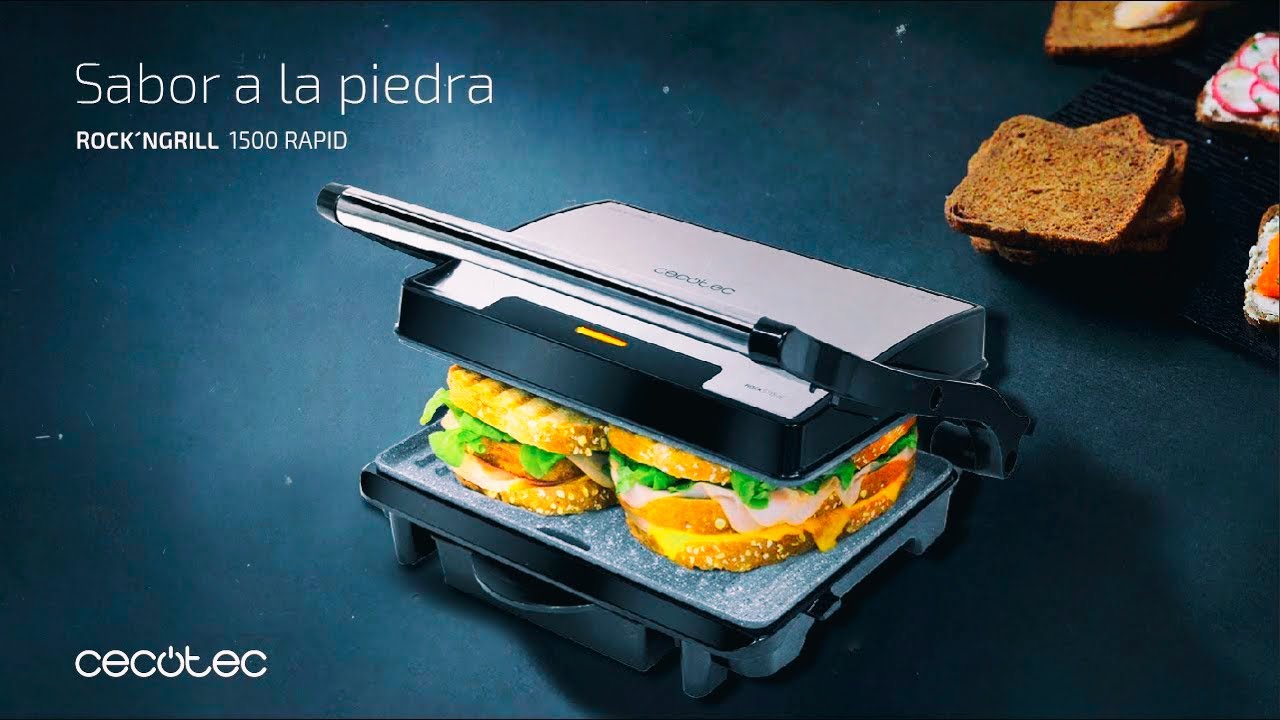 💢La Mejor [PARRILLA Eléctrica]💲 Cecotec Grill Rapid ¿Cecotec, Rowenta, Taurus, Tefal o De'Longhi?