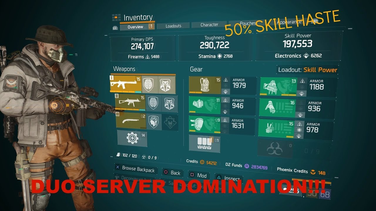 Duo Server Destruction!! (MAX SKILL HASTE)
