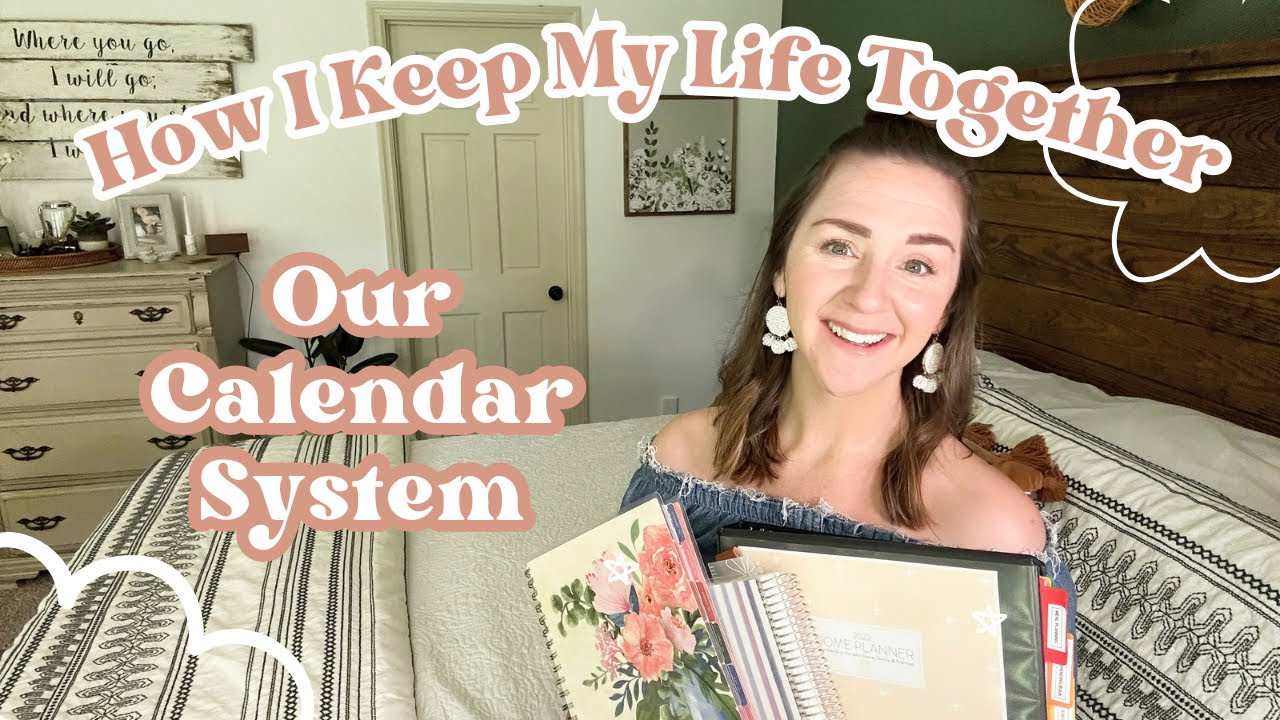 Habits of a Homemaker: How I Keep my Life together (most days) // My Calendar System