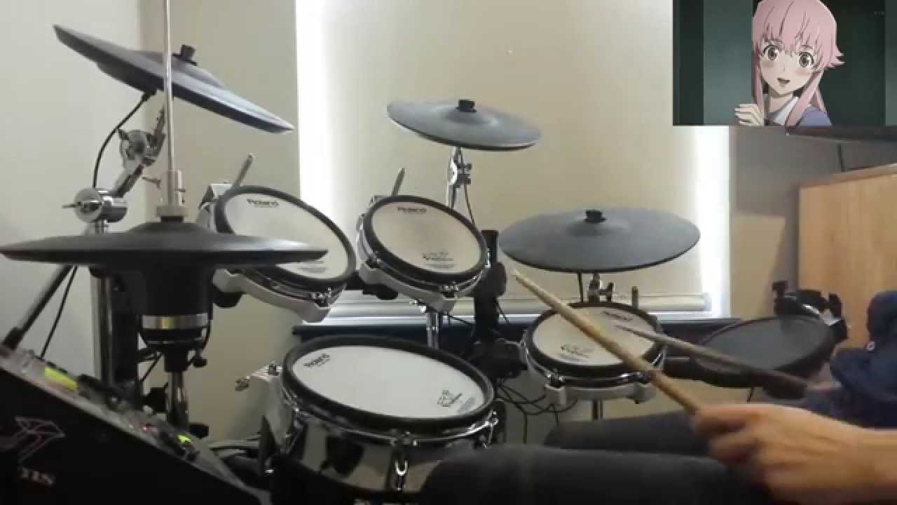 Mirai Nikki [未来日記] OP 1 Full  - Drum Cover
