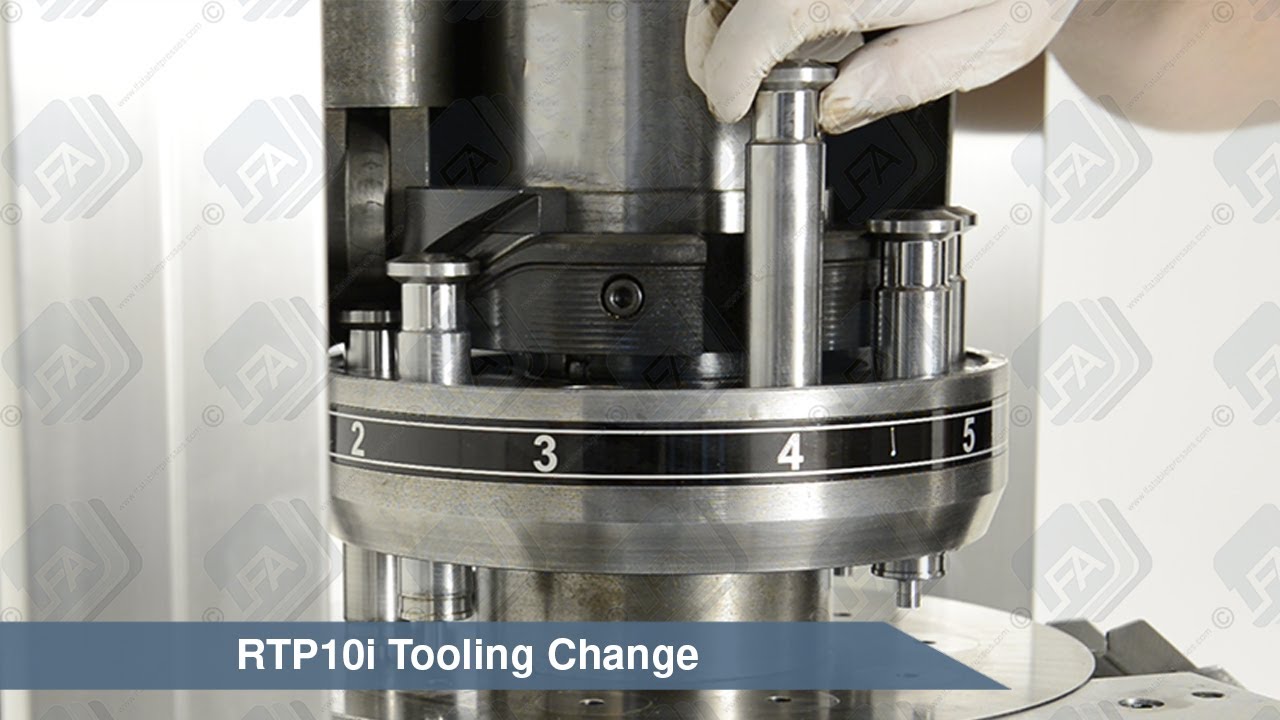 RTP10i Rotary Tablet Press Tooling Change | LFA Tablet Presses