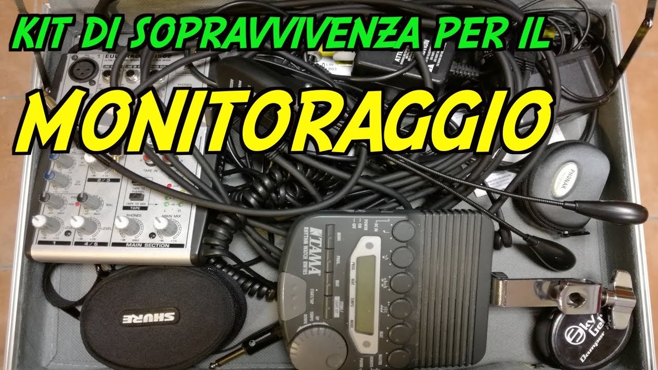 Kit di sopravvivenza per il monitoraggio del batterista LIVE