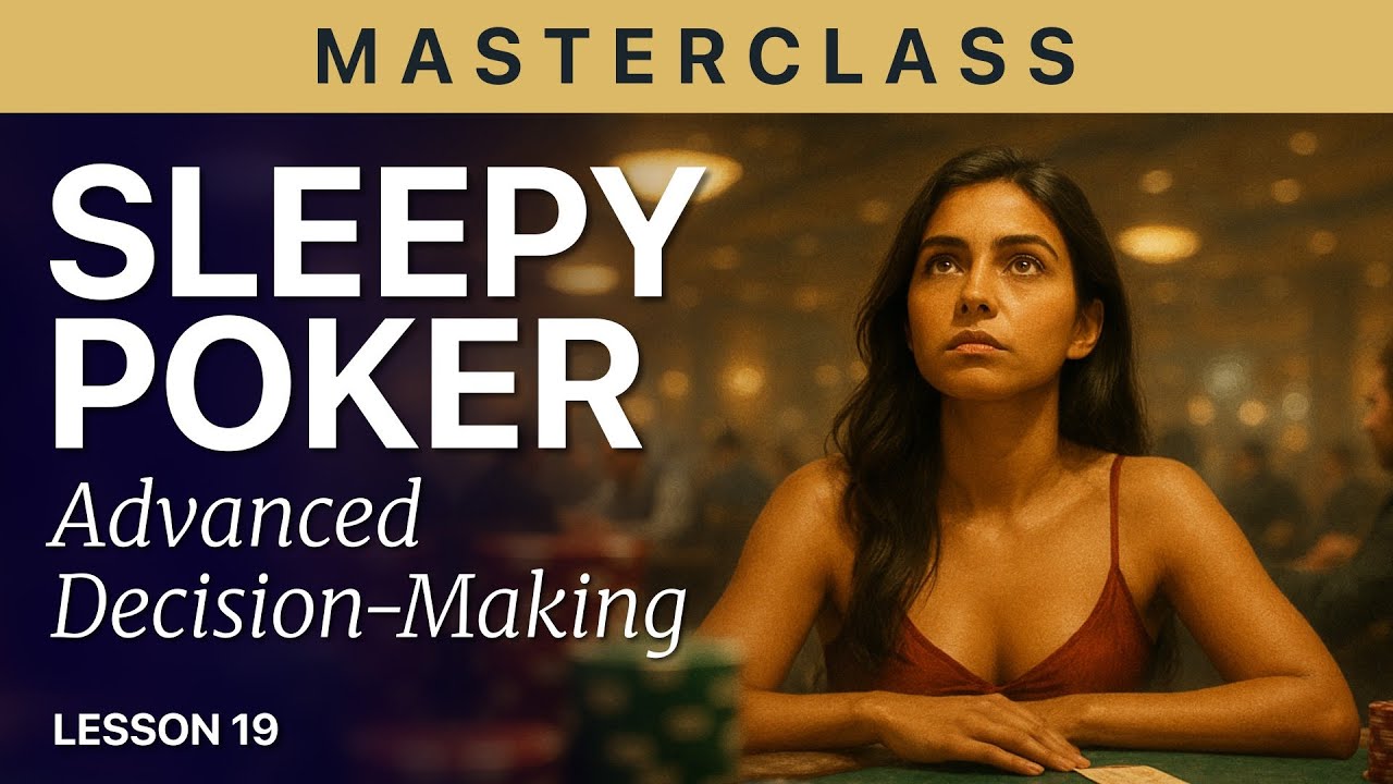 FALL ASLEEP to Poker: Hold’em Masterclass #19 — Decision-Making Under Uncertainty