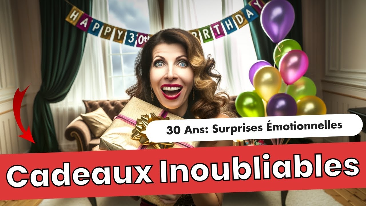Id&eacute;es Cadeaux Inoubliables pour un 30e Anniversaire &agrave; Marquer!