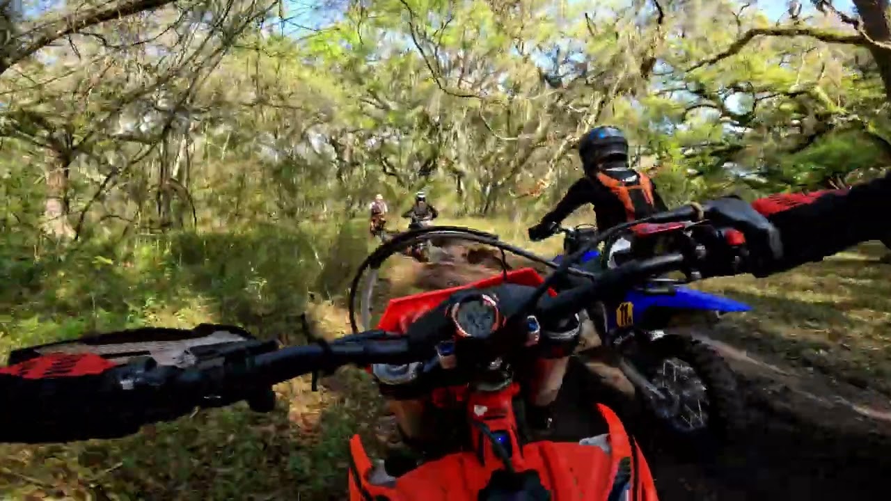 FTR Hare Scramble #9 Dade City, FL Super Senior C LAP 1