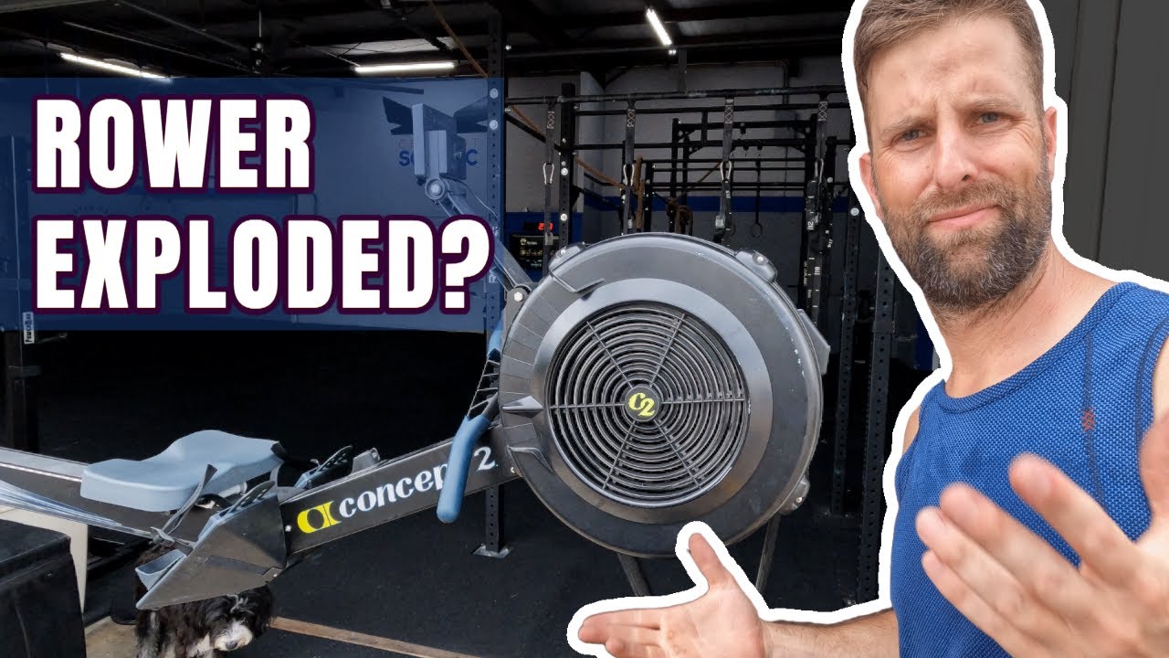 Our Rowing Machine Blew Up | Concept 2 Rower Repair