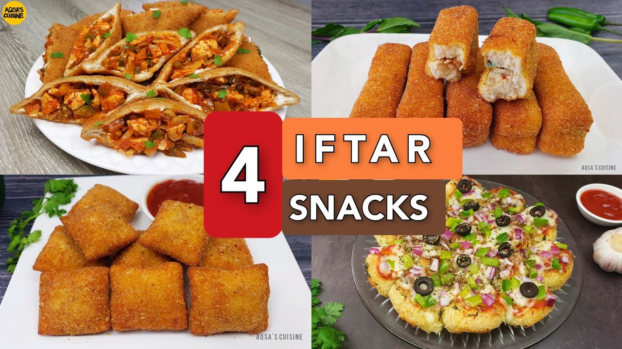 4 Unique & Tasty Iftar Snacks Recipes by Aqsa's Cuisine, Sandwich  Pizza, Chicken Tikka, Bread Bites