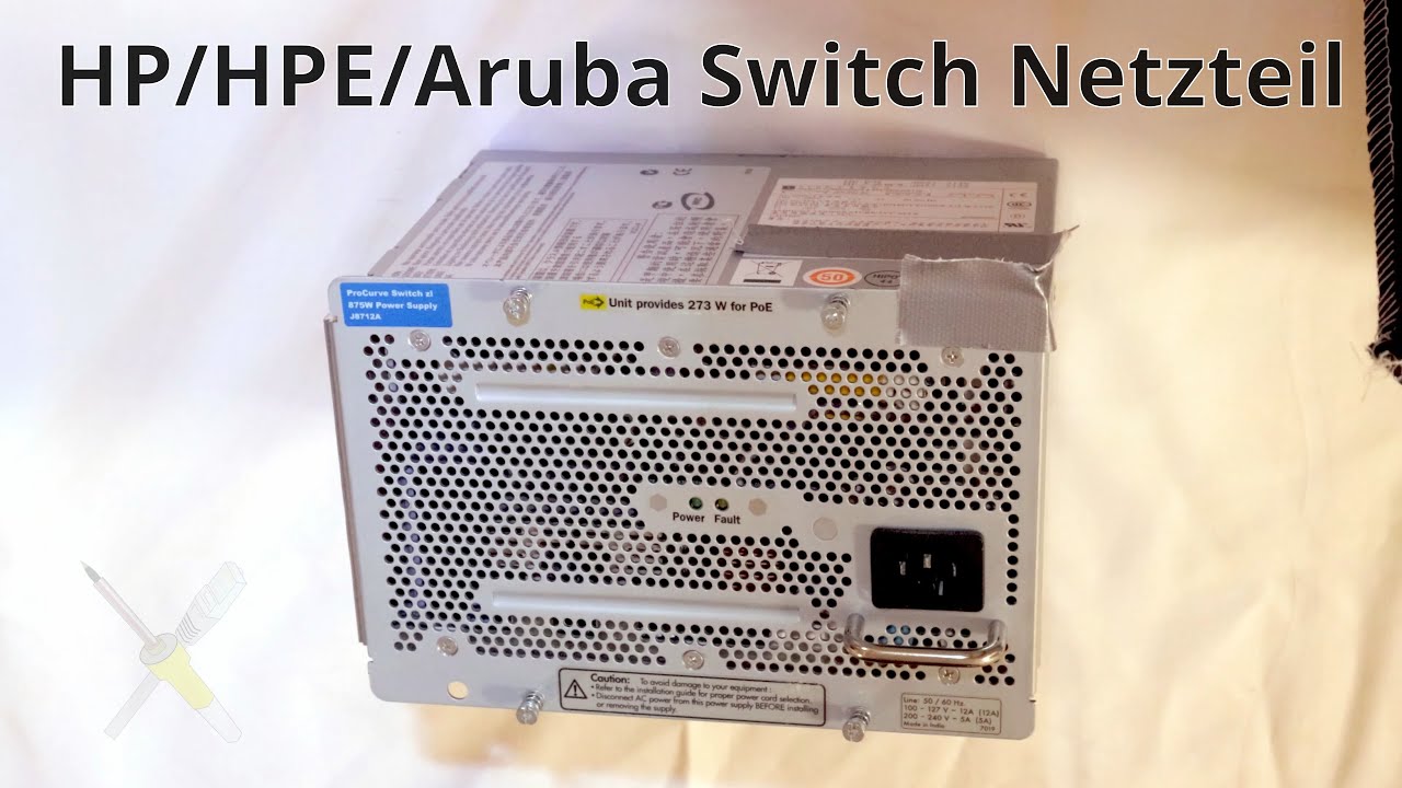 BitBastelei #628 - HP Switch Netzteil