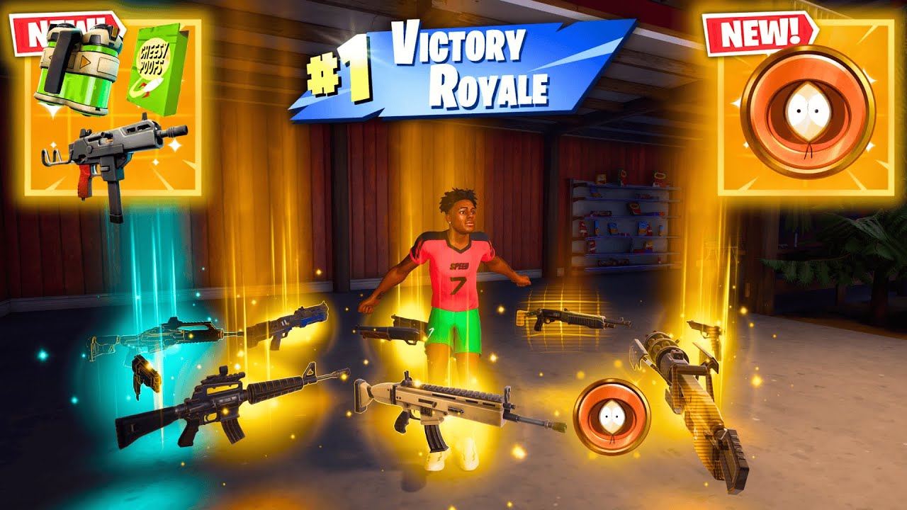 ALL MYTHIC AND EXOTIC GUNS IN FORTNITE (NEW! Fortnite Chapter 7 Season 1)