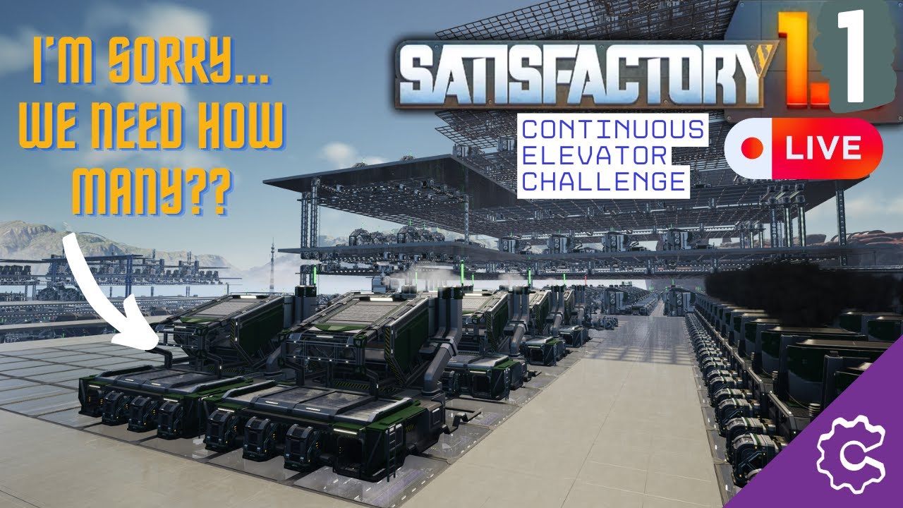 Radio Control Units & Super Computers! - Satisfactory 1.1 Live (C.E.C + Mods below!)