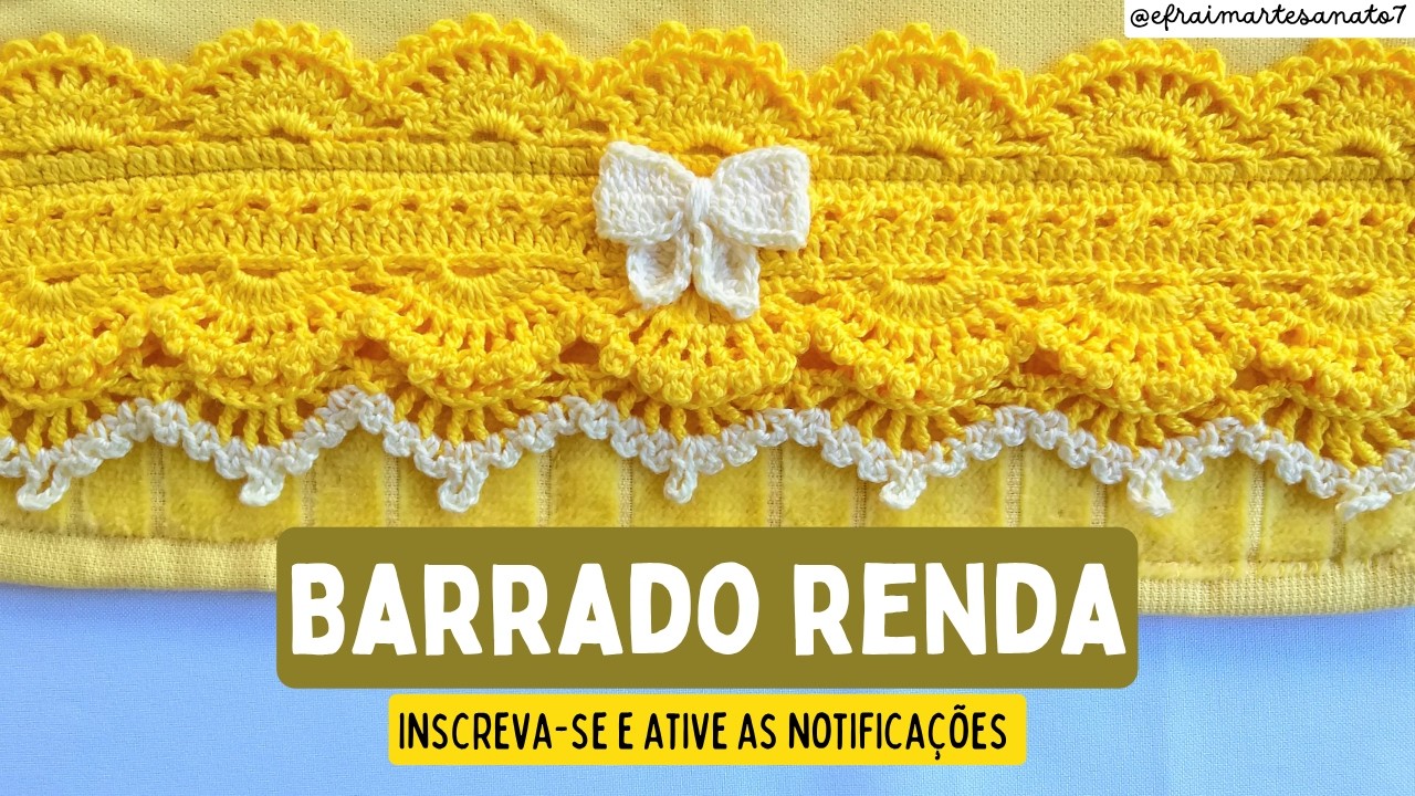 Barrado de crochê RENDA