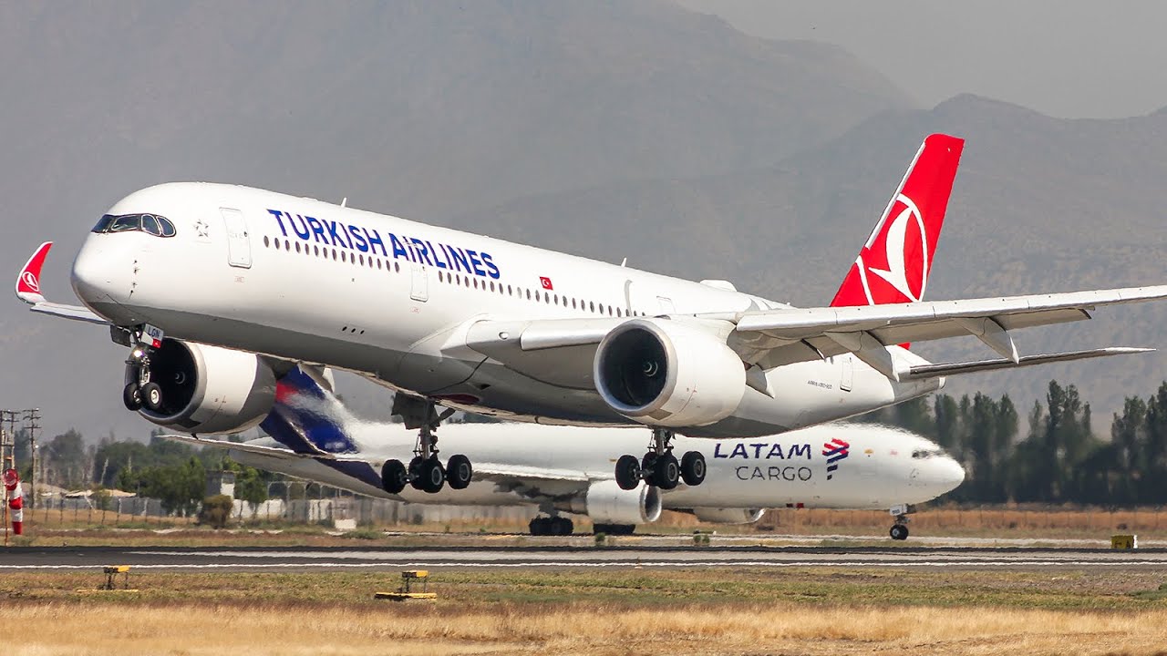 Turkish Airlines en Chile | Vuelo TK215 Sao Paulo (GRU) - Santiago de Chile (SCL) en Airbus A350-900