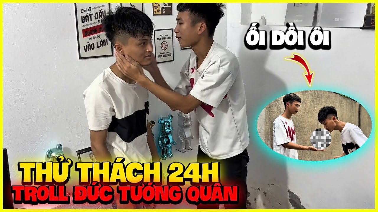 Hoàng MoBi | THỬ THÁCH 24H Troll Đức Tướng Quân Và Cái Kết !!!