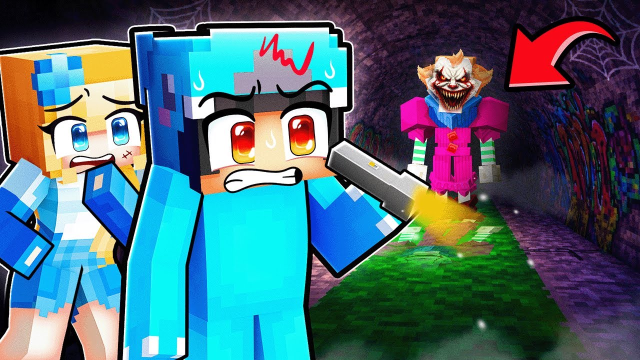 Omz & Crystal Explored A Haunted Tunnel In Minecraft!
